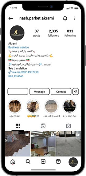 نصب پارکت اکرمی کروپ